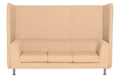 ND 103 AKU trojkřeslo čalouněné, koženka BLOOM B 027 krémová